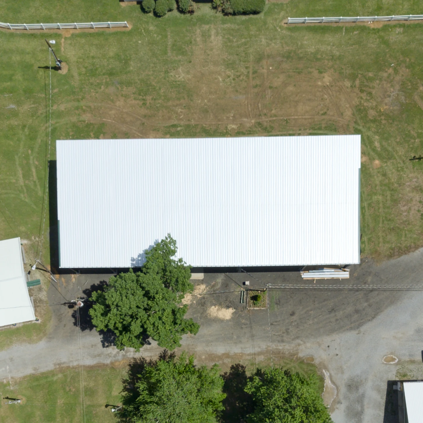 Final picture after all site work was completed for Clarke County Fairgrounds