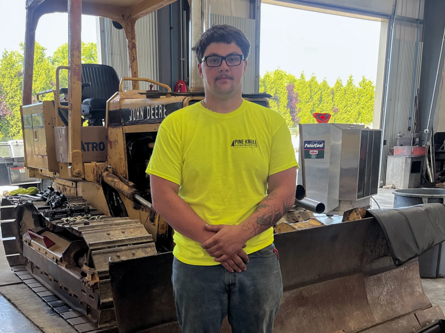 Shop mechanic for pine knoll construction